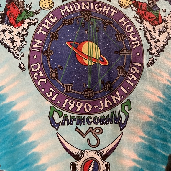 Grateful Dead Shirt Vintage New Years Eve 1990 - Picture 5 of 11